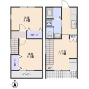 メゾネティー前橋Aの間取り画像