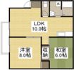 グランドゥールクロズミDの間取り画像