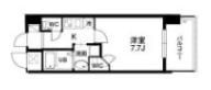 クラウンハイム北心斎橋フラワーコートの間取り画像