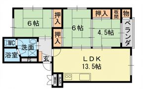 シャルル香里園の間取り画像