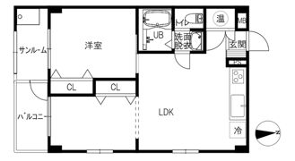 グリーンヒルズビルの間取り画像