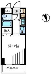 日興パレス伊勢佐木町北PARTⅢの間取り画像