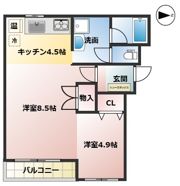 モンテーニュⅡの間取り画像