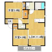 ラ アヴニールIIの間取り画像