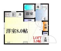 プリマ十六番館の間取り画像