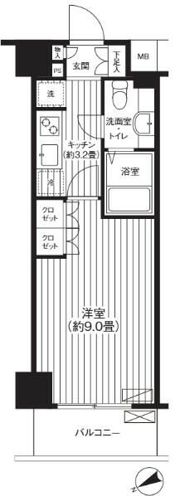 王子神谷パークサイドハイツの間取り画像