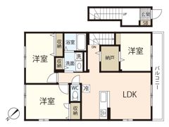 レジデンス阿品の間取り画像