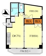 白島2NDビルの間取り画像