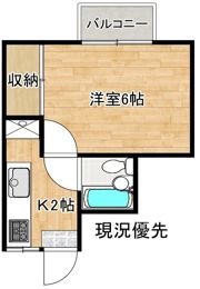 コーポ深町の間取り画像