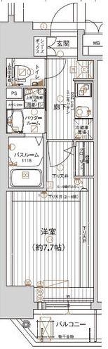エグゼ難波南の間取り画像
