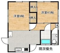 上乃木2丁目貸家の間取り画像