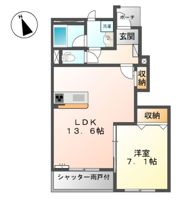 ルミエールウエストの間取り画像