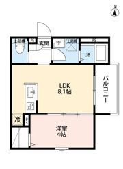 Cuore 新所沢の間取り画像