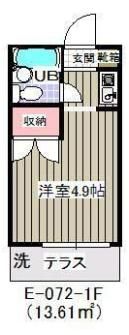 メゾン・ドモ(E-072)の間取り画像