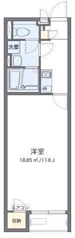 クレイノハピネスの間取り画像