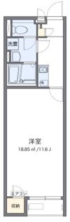クレイノハピネスの間取り画像