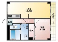 ハイツグリツィニーの間取り画像
