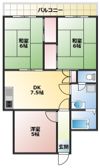 リバーサイドaiの間取り画像