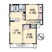 SAKURA B棟の間取り画像