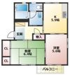 フォーレス中央 B棟の間取り画像