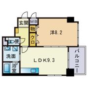 コンフォール博多駅南の間取り画像