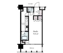 イクサージュ目黒の間取り画像