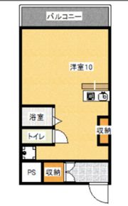 ウィンディア舟入南の間取り画像