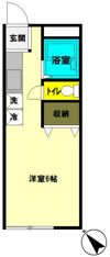 ハイツ長寿Aの間取り画像
