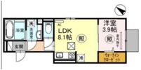 ブリランテ川西通Bの間取り画像