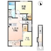 （仮）草津市川原2丁目新築アパートの間取り画像