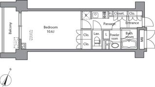 レジディア水道橋の間取り画像