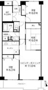 T’s garden府中の間取り画像