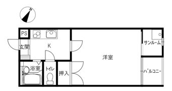 レザンレジデンスⅡの間取り画像