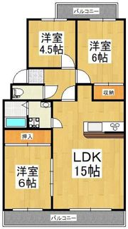 エスポワールTIマンションの間取り画像