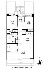 御影山手シティハウスの間取り画像