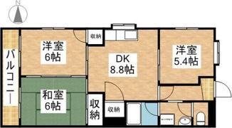 レヂデンス徳田の間取り画像