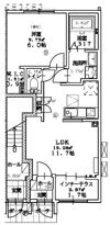（仮称）スターテラスⅡ新開A棟の間取り画像