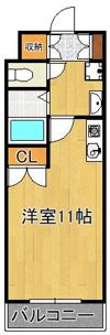 オークランドアサート折尾の間取り画像