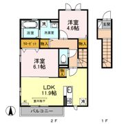 アベリアの間取り画像