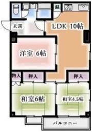天白第三住宅3号棟の間取り画像