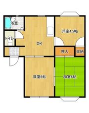 ダイヤハイツA・Bの間取り画像