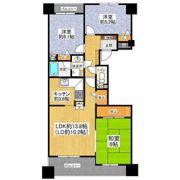 ラクシア荒川沖1107号室の間取り画像