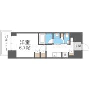 ザ・パークハビオ同心の間取り画像