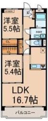 メゾンプチシャトー出口 A館の間取り画像
