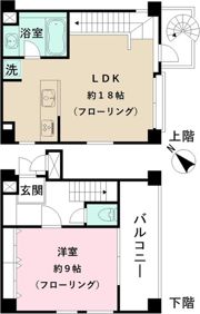 イデールームズ上原の間取り画像