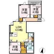 セレスティア江戸川Ⅱの間取り画像