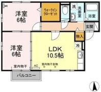 ポラリス Y・S Aの間取り画像