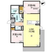 D-residence荘園Bの間取り画像