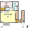 Cozy CourtⅡ(ｺｰｼﾞｰｺｰﾄ)の間取り画像