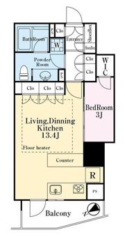 リビオ目黒リバーサウスの間取り画像
